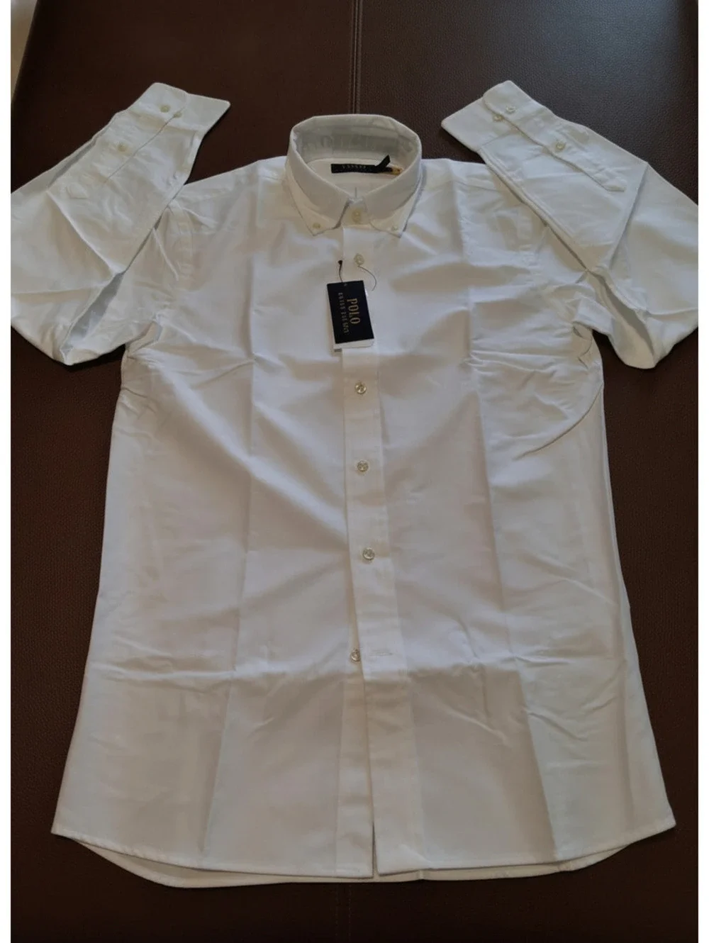Polo Ralph Lauren Classic Fit White Button-Down Dress Shirt Size 15 32/33